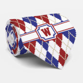 Stropdas van de Mannen van Americana Argyle (Opgerold)