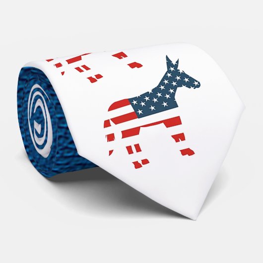 Stropdas van de Mannen van de Democraten (Opgerold)