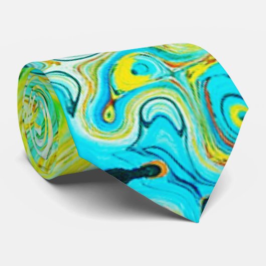 Stropdas van de Mannen van Greenleaf Psychedelic (Opgerold)