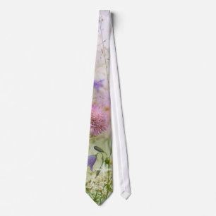 Stropdas van de Mannen van Lavender Wild Flowers