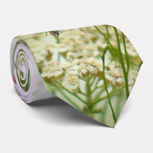 Stropdas van de Mannen van Lavender Wild Flowers (Opgerold)