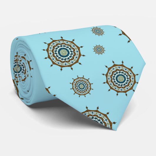 Stropdas van de Mannen van Mehndi Fantasy Copper (Opgerold)