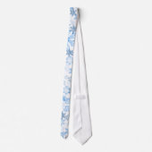 Stropdas van de Mannen van Winter Snowflake (Achterkant)