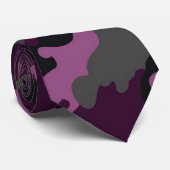 Stropdas van de militaire donkere Paarse Camouflag (Opgerold)