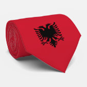 Stropdas van de nationale vlag van Albanië (Opgerold)