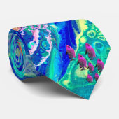 Stropdas van de oceaankunst, stropdas van kwallen, (Opgerold)