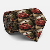 Stropdas van de oude Red Fire Truck (Opgerold)
