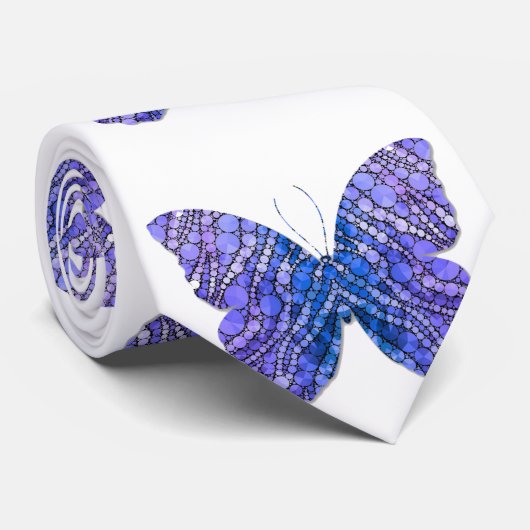 Stropdas van de Paarse vlinder (Opgerold)