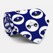 Stropdas van de politiewagen en het pet (Opgerold)