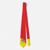 Stropdas van de regio Sicilië, triskelion, Sicilia (Voorkant)