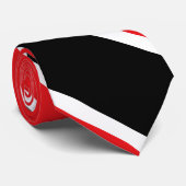 Stropdas van de Rode Zwart-witte Universiteit Stri (Opgerold)