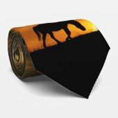 Stropdas van de Southwestern Horse en de eikenboom (Opgerold)