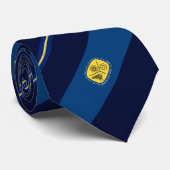Stropdas van de stadsvlag Scranton (Pennsylvania) (Opgerold)
