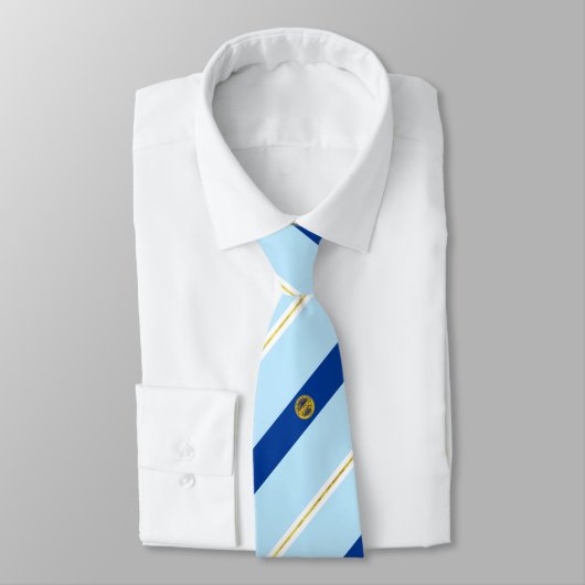 Stropdas van de stadsvlag van Tacoma (Washington) (Gebonden)