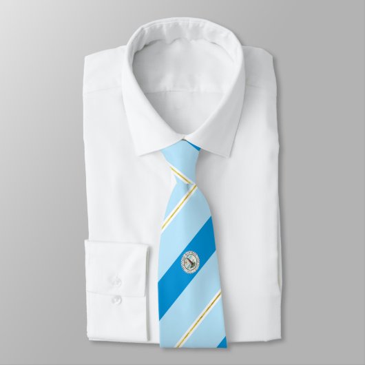 Stropdas van de stadsvlag Virginia Beach (Virginia (Gebonden)