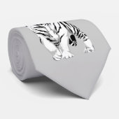 Stropdas van de Stomme White Tiger (Opgerold)