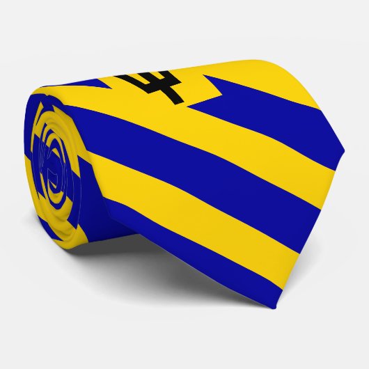 Stropdas van de vlag van Barbados (Opgerold)
