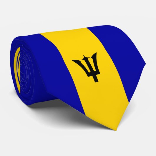 Stropdas van de vlag van Barbados (Opgerold)