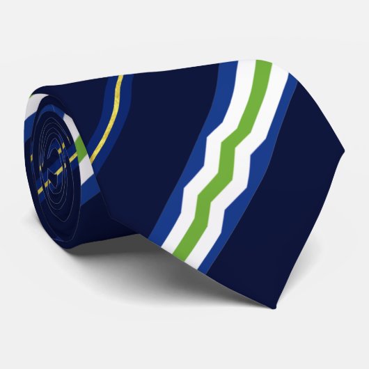 Stropdas van de vlag van de stad Burlington (Vermo (Opgerold)