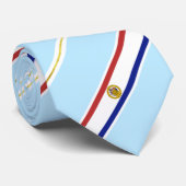 Stropdas van de vlag van de stad Mobile (Alabama) (Opgerold)