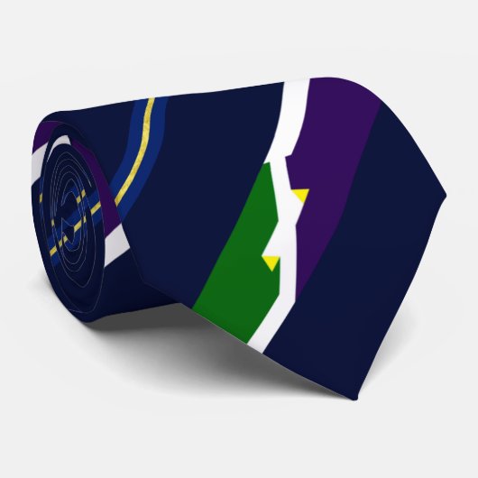 Stropdas van de vlag van de vissersvloot (Indiana) (Opgerold)