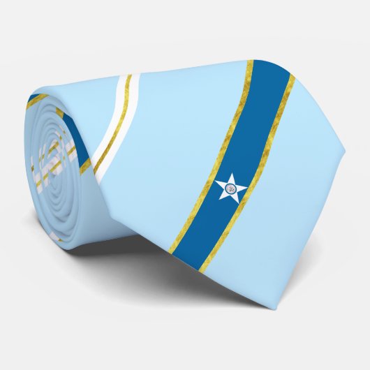Stropdas van de vlag van Houston-zeehond (Opgerold)