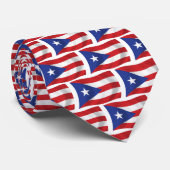 Stropdas van de vlag van Puerto Rico (Opgerold)
