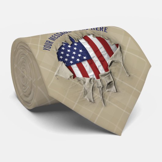 Stropdas van de vlag van Shredded, Ripped and Torn (Opgerold)