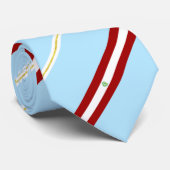 Stropdas van de vlagzegel van Raleigh (North Carol (Opgerold)