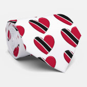 Stropdas van de vrachtvlag van Trinidad Heart (Opgerold)