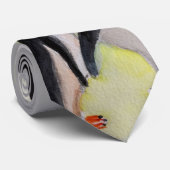 Stropdas van de Waterverf van de pinguïns zoenen (Opgerold)