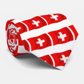 Stropdas van de Zwitserse vlag (Opgerold)