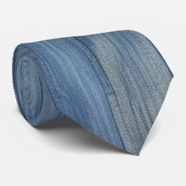 Stropdas van denimstructuur