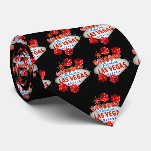 Stropdas van Dice Player (Opgerold)