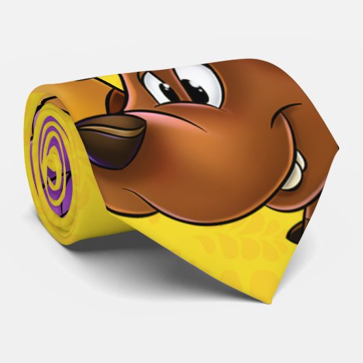 Stropdas van dierlijke cartoon (Opgerold)