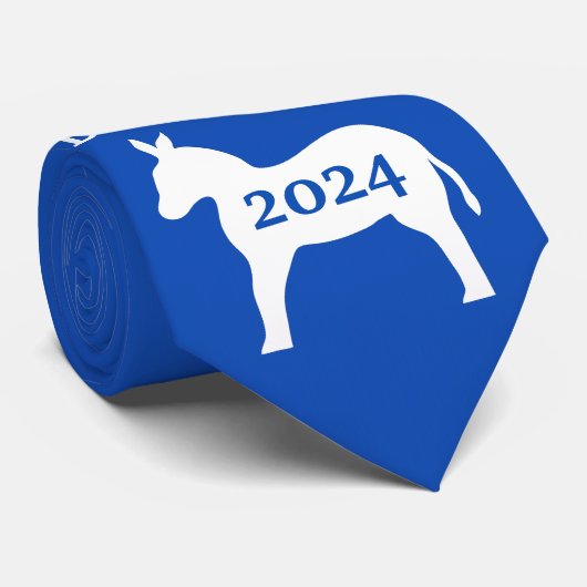 Stropdas van Donkey Blue Man (Opgerold)