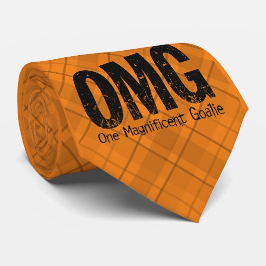 STROPDAS van een groots Goalie (Hockey) (Opgerold)