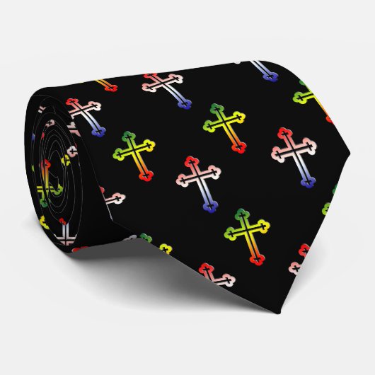 Stropdas van Ethiopische en Amerikaanse kruisingen (Opgerold)