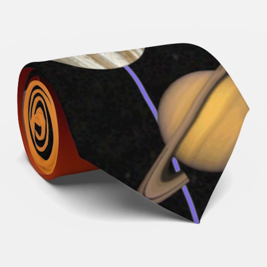 Stropdas van gegroefde planten (Opgerold)