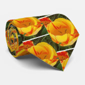 Stropdas van gele lentetelpen (Opgerold)