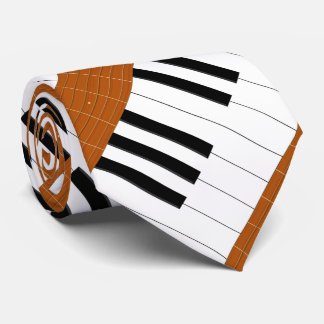 Stropdas van gitaar en pianostripe