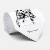 Stropdas van Greyhound Trotter Horse (Opgerold)