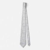 Stropdas van grijze zilverkleurige mannen (Voorkant)