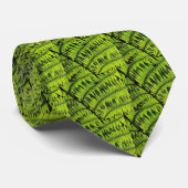 Stropdas van groene Mannen (Opgerold)