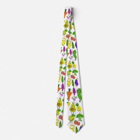 Stropdas van groenten en fruit (Achterkant)