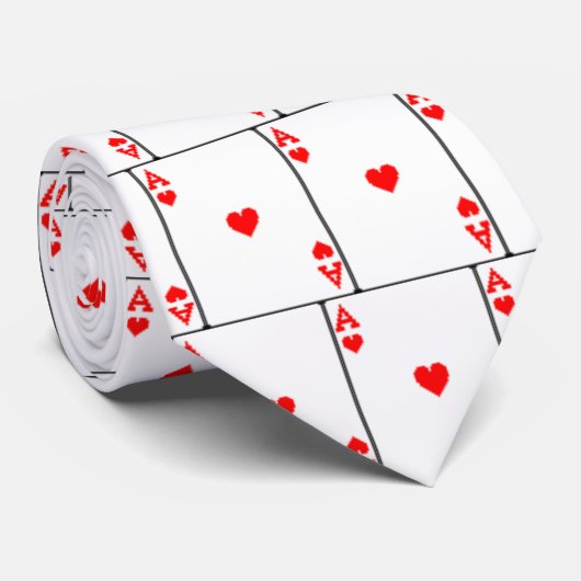 Stropdas van hart (Opgerold)