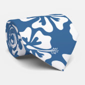 Stropdas van Hawaiiaanse bloemen | Ontwerp van Flo (Opgerold)