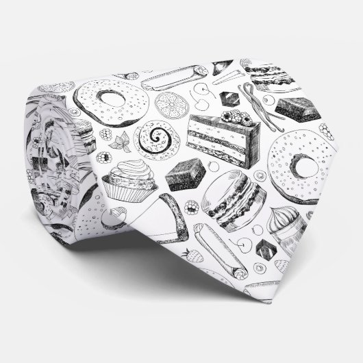 Stropdas van heerlijk patroon (Opgerold)