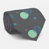 Stropdas van het cirkelpatroon (Opgerold)