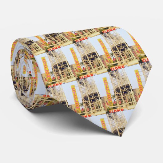 Stropdas van het cycloonrollercoaster (Opgerold)